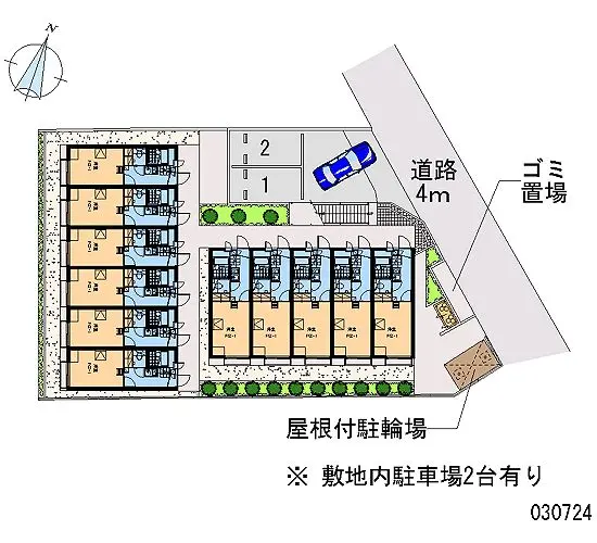 ★手数料０円★さいたま市北区奈良町 月極駐車場